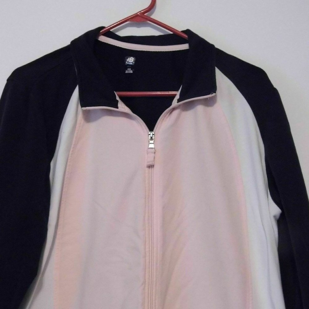 JB Active Women's Zipper Front Warm Up Size 1X